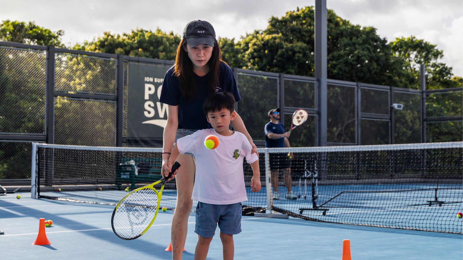parent & child tennis